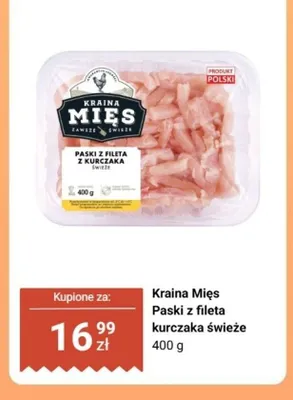 Paski z fileta kurczaka świeże Kraina Mięs promocja w Biedronka