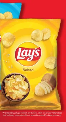 Chipsy gładkie Lay's Salted promocja w Kaufland