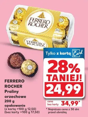 Praliny orzechowe promocja w Kaufland