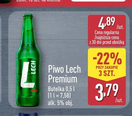 Piwo Lech easy promocja w Aldi