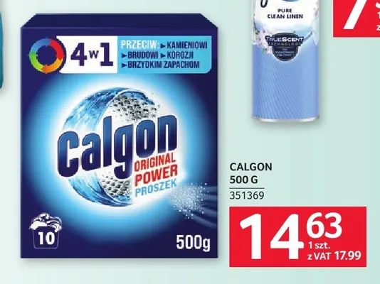Proszek do pralki Calgon Original promocja w Selgros