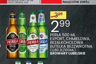 Piwo bezalkoholowe Perła butelka bezzwrotna 500ml promocja w Wafelek
