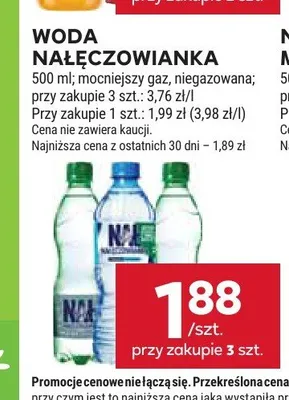 Woda Nałęczowianka mocniejszy gaz promocja w Stokrotka