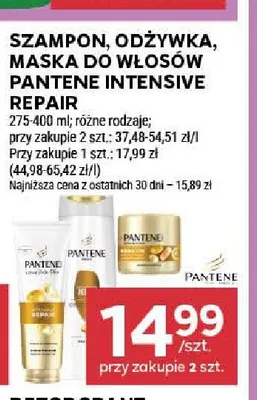 Maska do włosów Pantene Intensive Repair promocja w Stokrotka