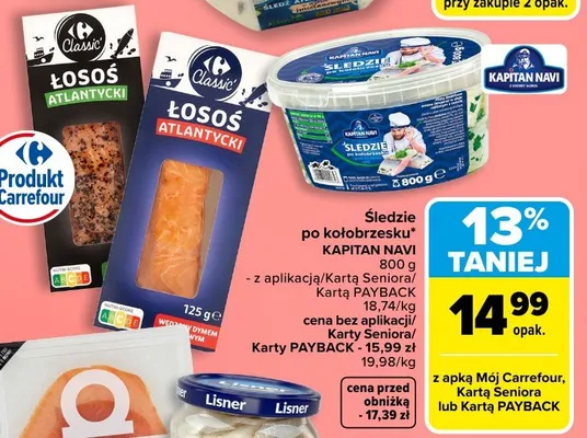Śledzie po kołowrocku promocja w Carrefour