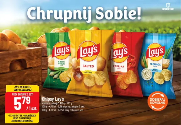 Chipsy Lay's Fromage promocja w POLOmarket