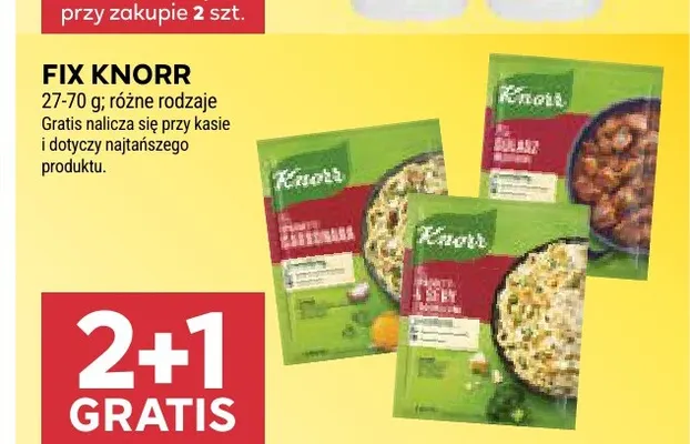 Fix Knorr promocja w Stokrotka
