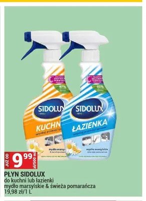 Płyn do czyszczenia łazienki Sidolux Mydło Marsylskie promocja w Merkury Market