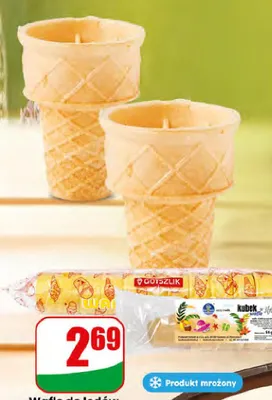 Wafle do lodów kubki Gotszlik promocja w Dino