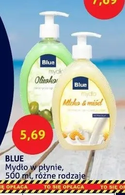 Mydło w płynie oliwkowe Blue promocja w Blue Stop