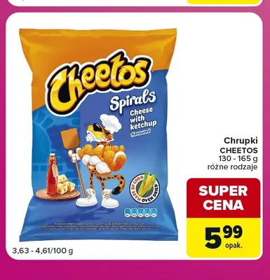 Chrupki Cheetos promocja w Carrefour Market