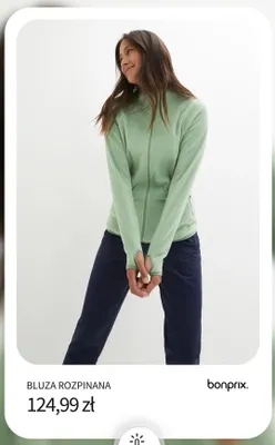 Bluza rozpinana Bonprix promocja w bonprix