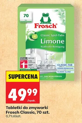 Tabletki do zmywarki Frosch Classic promocja w Biedronka