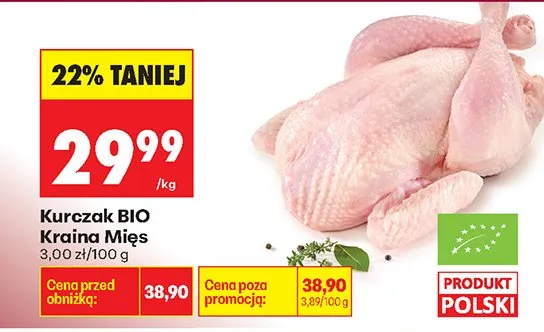 Kurczak BIO promocja w Biedronka