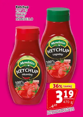 Ketchup pikantny Mondello promocja w Prim Market