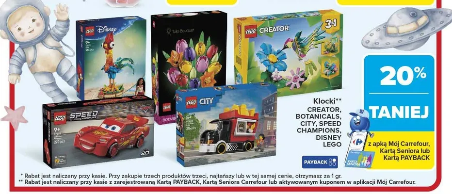 Klocki LEGO Disney promocja w Carrefour Market