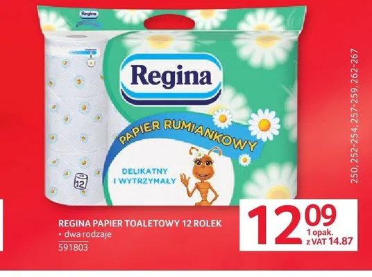 Papier toaletowy Regina rumiankowy promocja w Selgros