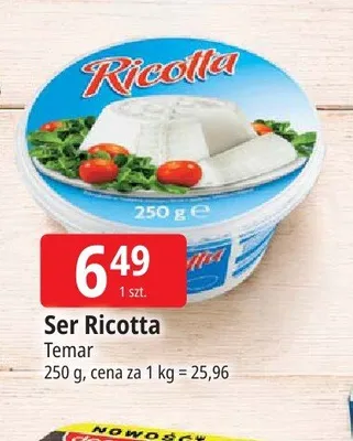 Ser Ricotta Temar promocja w Leclerc