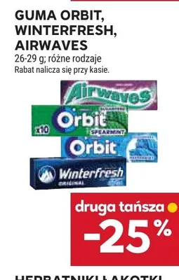 Guma do żucia Orbit Spearmint promocja w Stokrotka