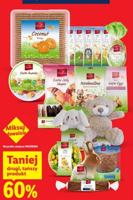 Słodycze wszystkie rodzaje promocja w Lidl