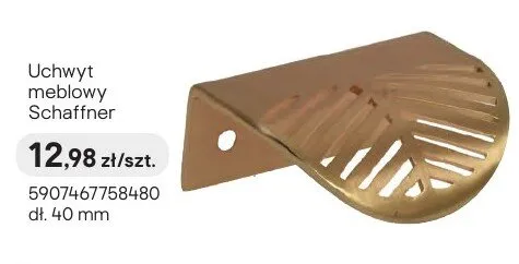 Uchwyt meblowy Schaffner dł. 40mm promocja w Castorama