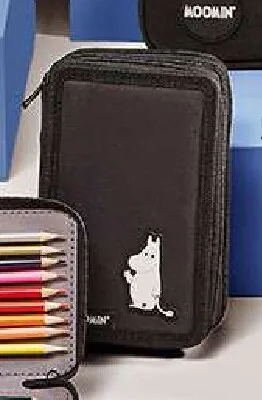 Piórnik Moomin czarny stojący promocja w Empik