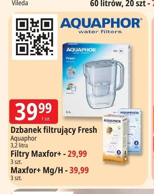 Filtry Maxfor+ Mg/H Aquaphor promocja w Leclerc