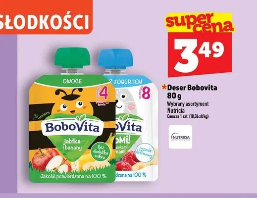 Deser BoboVita Mi! truskawka z jogurtem promocja w TOPAZ