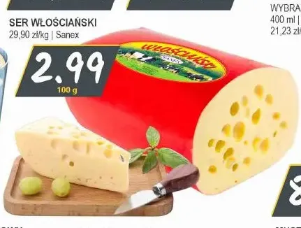 Ser Włościański Sanex promocja w Słoneczko