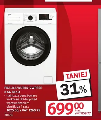 Pralka Beko 6 kg promocja w Selgros