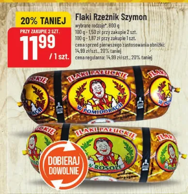 Flaki Rzeźnik Szymon promocja w POLOmarket