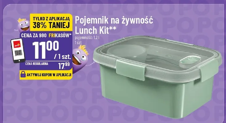 Pojemnik na żywność Lunch Kit promocja w POLOmarket