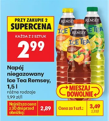 Napój niegazowany Ice Tea różne rodzaje promocja w Biedronka