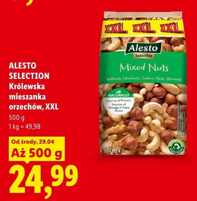 Królewska mieszanka orzechów XXL Alesto Selection promocja w Lidl