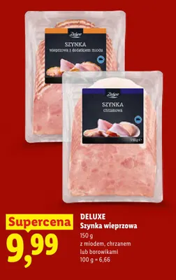 Szynka wieprzowa z borowikami Deluxe promocja w Lidl