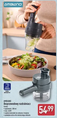 Bezprzewodowy rozdrabniacz Ambiano promocja w Aldi