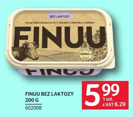 Finuu bez laktozy promocja w Selgros