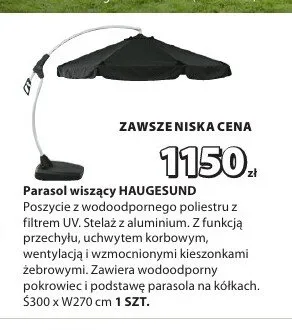 Parasol wiszący HAUGESUND promocja w Jysk