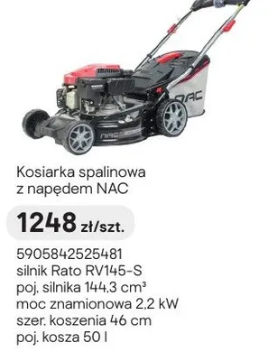 Kosiarka spalinowa z napędem NAC promocja w Castorama