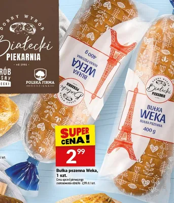 Bułka pszenna Weka Białecki promocja w Twój Market