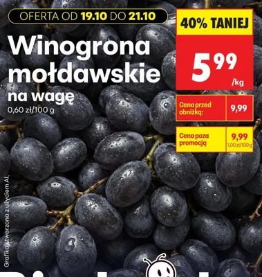 Winogrona promocja w Biedronka