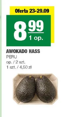 Awokado Hass promocja w SPAR