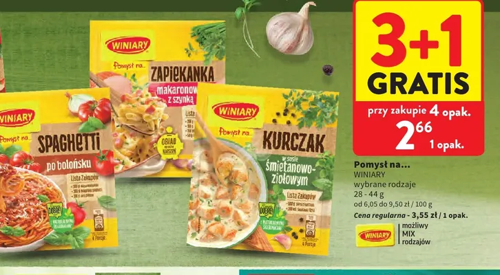 Fix Winiary Pomysł na… zapiekanka makaronowa z szynką promocja w Intermarche