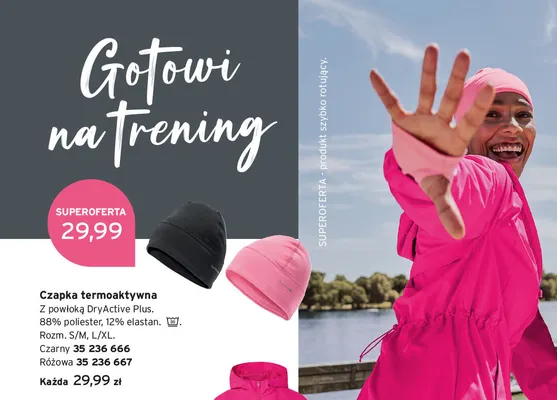 Czapka termoaktywna promocja w Tchibo