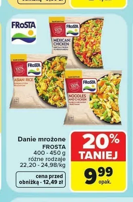 Danie mrożone Mexican Chicken Frosta promocja w Carrefour Market