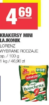 Krakersy mini Lajkonik promocja w SPAR
