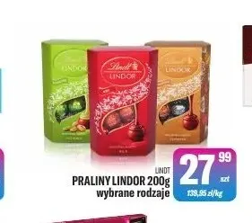 Praliny Lindor Lindt promocja w Tomi Markt