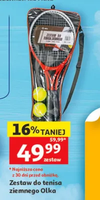 Zestaw do tenisa ziemnego Olka promocja w Auchan