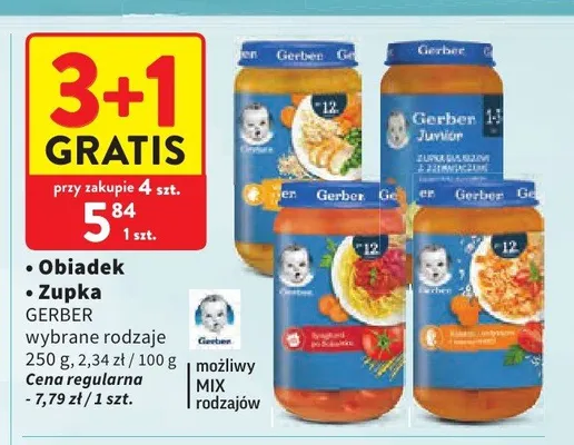 Obiadek Gerber promocja w Intermarche