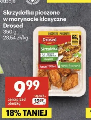 Skrzydełka pieczone w marynacie klasyczne Drosed promocja w Delikatesy Centrum